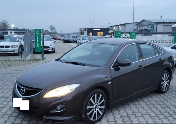 Mazda 6 cena 24990 przebieg: 190000, rok produkcji 2011 z Kutno małe 407